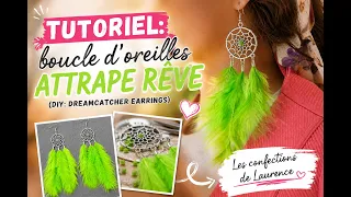 🔥 TUTO DIY : Boucles d'oreilles Attrape-rêve Bohème | Faciles & Rapides à Réaliser