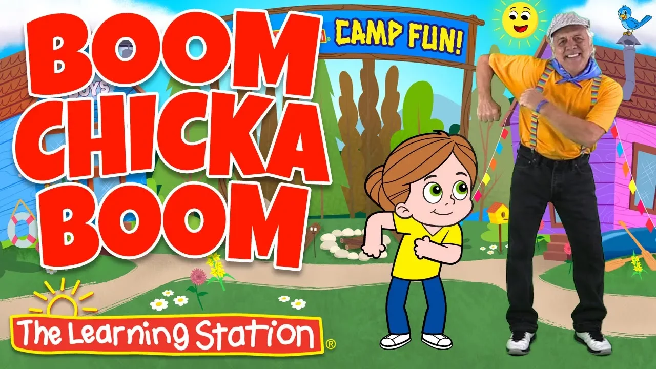 Boom Chicka Boom ♫ Action Songs Kids ♫ Brain Breaks ♫ Camp Songs ♫ Kids Songs ♫ The Learning Station