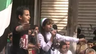 بستان القصر قاشوش القصر مع نسمة الثورة ياريتاني متظاهر 