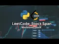 LeetCode 901 Online Stock Span Code Solution with VISUAL Explanation DSA Patterns Series
