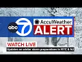 LIVE NYC Mayor Mamdani NJ Gov Sherrill update on winter coastal storm