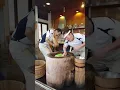 Super Fast Mochi Pounding - Japanese Street Food (Nanatanidou Mochi Shop, Nara Japan)