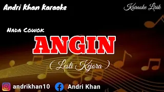 karaoke lirik versi andri khan angin lesti kejora nada cowok 