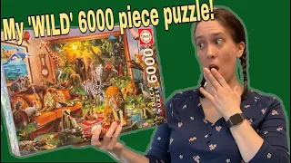 Doing my first EDUCA puzzle Entering the Bedroom 6000 PIECES - Part 1