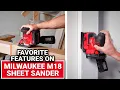 Favorite Features On Milwaukee M18 Sheet Sander - Ace Hardware
