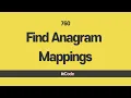 leetcode - 760 Find Anagram Mappings