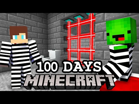 Escaping from a 100 DAYS PRISON in Minecraft