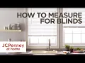 How to Measure For Blinds and Shades Inside and Outside Mount JCPenney
