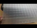 How to cut plastic covers for ceiling lights COMO CORTAR PLASTICOS DE LAS LUCES FLORECENTES