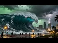 Miami Tsunami 480ft Wave Swallows South Beach 2025