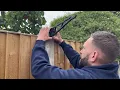 Hanging basket brackets for concrete fence posts NO TOOLS NEEDED