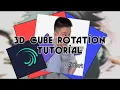 3D CUBE ROTATION TUTORIAL ALIGHT MOTION