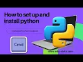 python installation python basic coding Getting Started with Python Installation