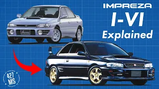 a beginners guide to the first gen subaru impreza versions