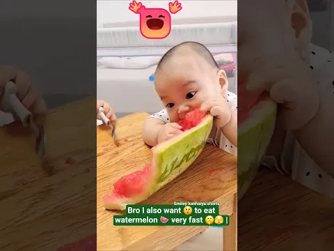 Bro I also want 😲 to eat watermelon 🍉 very fast 🤫|