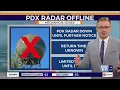 Portland radar offline as rain remains