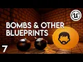 Unreal Engine 4 - Bombs Consumables Visual Material Blueprints Tutorial