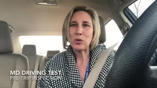 Maryland Driving Test Pre-Trip Inspection