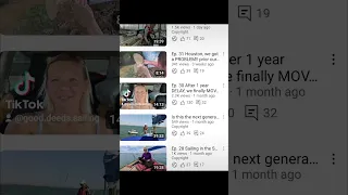 A huge thank you to all of our subscribers! We are super excited to reach 1K! 😁⛵️❤️ #liveaboard