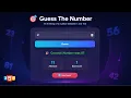 Responsive Number Guessing Game HTML CSS JS