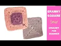 Lagu How to Crochet Granny square for Absolute Beginner #crochet #crochetpattern