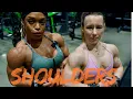 Shoulder Workout Until Failure Female Powerlifter x Bodybuilder Gym Collab