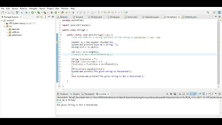Java Assignment5 Palindrome OddEven
