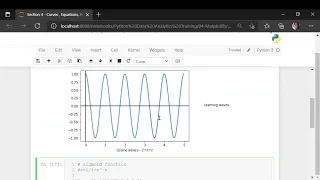Data Visualization using matplotlib - Section 4 Curves Equations Annotation ScientificNotations