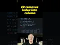 2 ways to create Pandas column from index