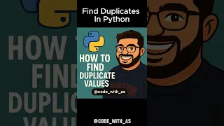 Find Duplicates in Python in Seconds