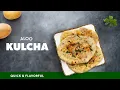 Homemade Aloo Kulcha Easy Potato Stuffed Tawa Bread Indian Vegetarian Flatbread Recipe