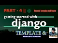 Record Keeping Site using Django Part-4 Template Rendering and Inheritance