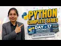 Day-17 Complete Python Series OOPsConcept Part-2 Methods Abstraction Instance Variables Constructor