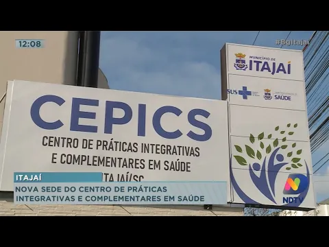 Nova sede do Centro de Práticas Integrativas e Complementares em Saúde de Itajaí