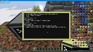 ComputerCraft Lua 1-2 Fundamentals How To Use a Computer Part 2 - File System