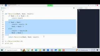 CIE 9618 Iteration to Recursion
