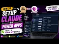 How to Setup Claude with Power Apps The Fastest Way to Build Power Apps No Drag Drop Just prompt