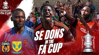 OUR FIRST EVER FA CUP GAME Lancing FC vs SE DONS