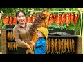 Download Lagu How to Make giant SMOKED FISH to sell at the market with my little daughter