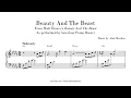 Beauty And The Beast - kno Piano music - Sheet music transcription