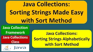 Java Collections Sorting Strings Made Easy with Sort Method Java Collection Framework