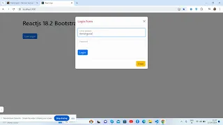 Reactjs 18 2 Bootstrap 5 Modal Popup Form