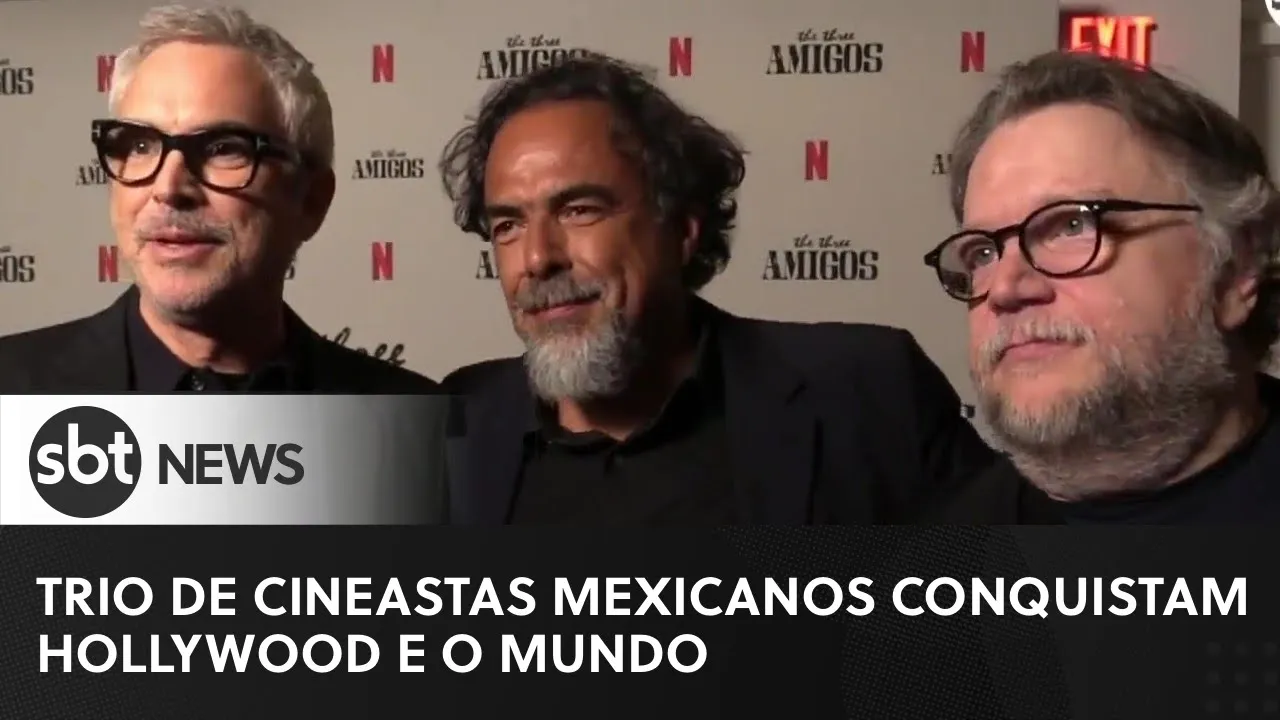 Trio de cineastas mexicanos conquistam Hollywood e o mundo | #SBTNewsnaTV (08/03/23)