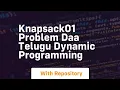 knapsack01 problem daa telugu dynamic programming