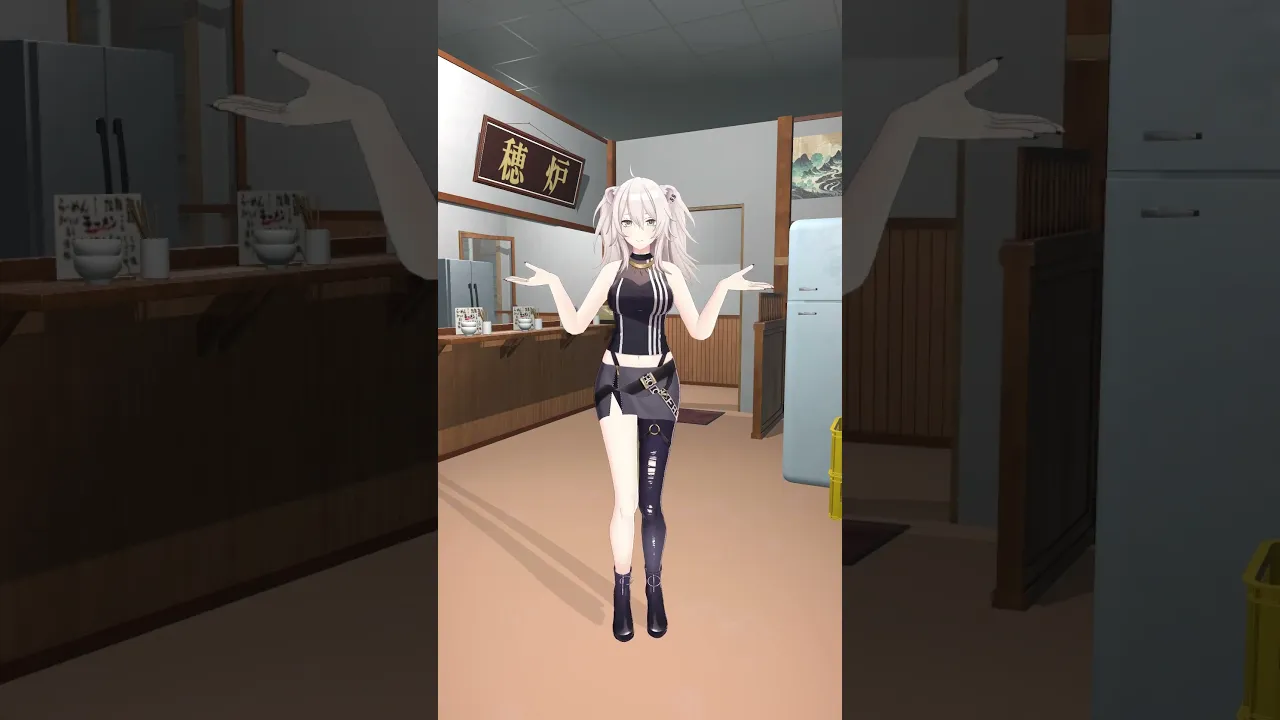 【#秘伝ラーメン体操 】ししろんが踊ってみた #獅白ぼたん  #vtuber