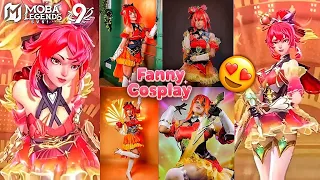 Moba Legends 5v5 π₯ | Fanny Cosplay | 9 Anniversary ππ₯³ | #mobalegends5v5 #2025MobaAnniversary
