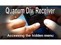RC Quick Tips Accessing the hidden menu on the Quanum diversity FPV receiver update
