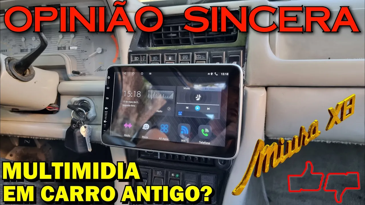 Miura X8 - Dá para instalar MULTIMÍDIA universal em carro antigo? Vale a pena? Muito BOM e BARATO !