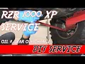 Polaris RZR 1000 Service - Oil and diff fluid change