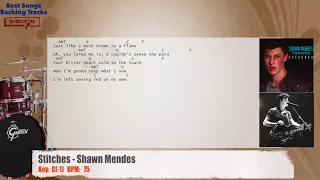 Download 🥁 Stitches - Shawn Mendes Drums Backing Track with chords and lyrics MP3